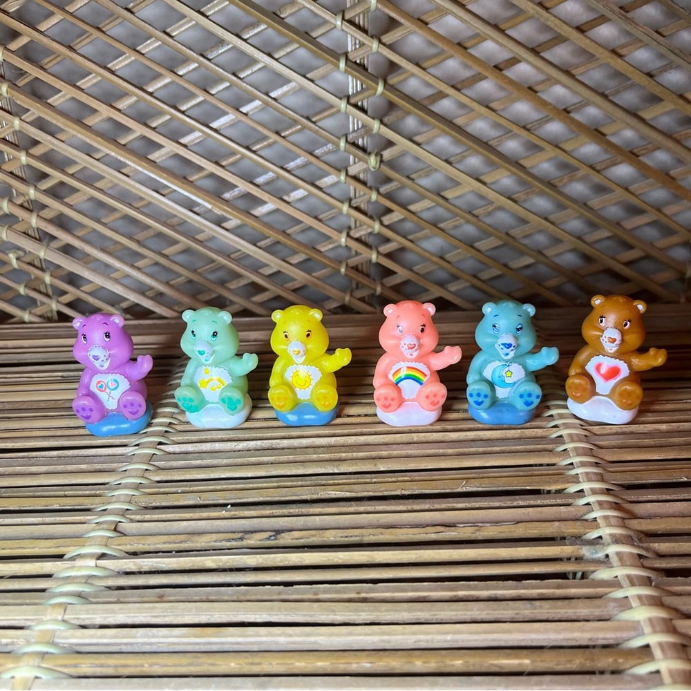 Vintage Care Bear TCFC lot sitting on clouds